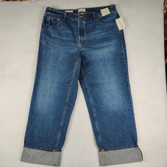 NWT Universal Thread Mid Rise 90s Baggy Jeans Size Woman's 17 - Picture 2 of 10